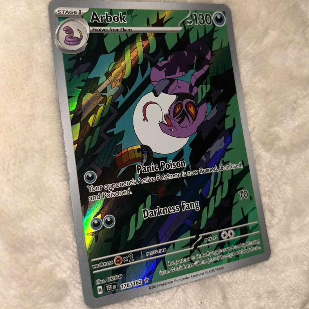 ARBOK pokemon card